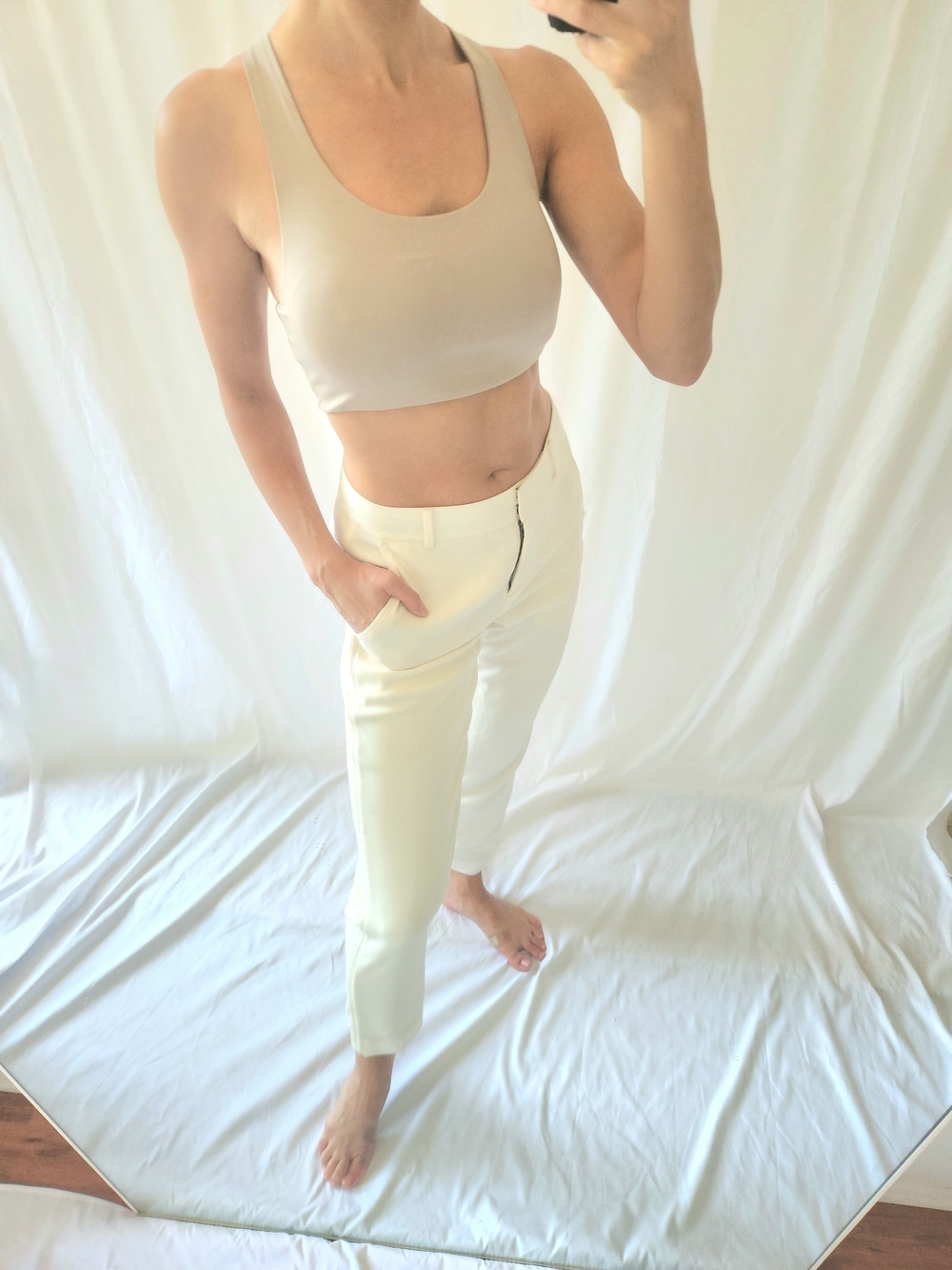 H&M Beige Sports Bra